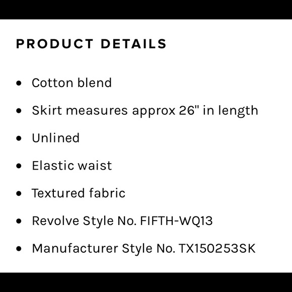 The Fifth Label Starstruck Skirt - Picture 7 of 8